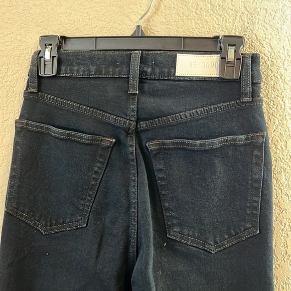 Re/Done 70s Ultra High Rise Stove Pipe Jeans - Picture 9 of 14